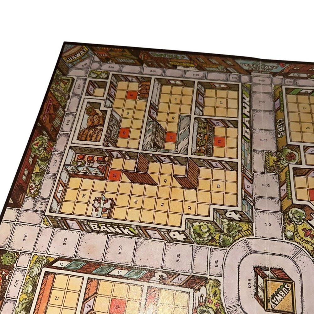 Vtg Parker Brothers Stop Thief Electronic Cops Robbers Board Game Board Part - Picture 2 of 10